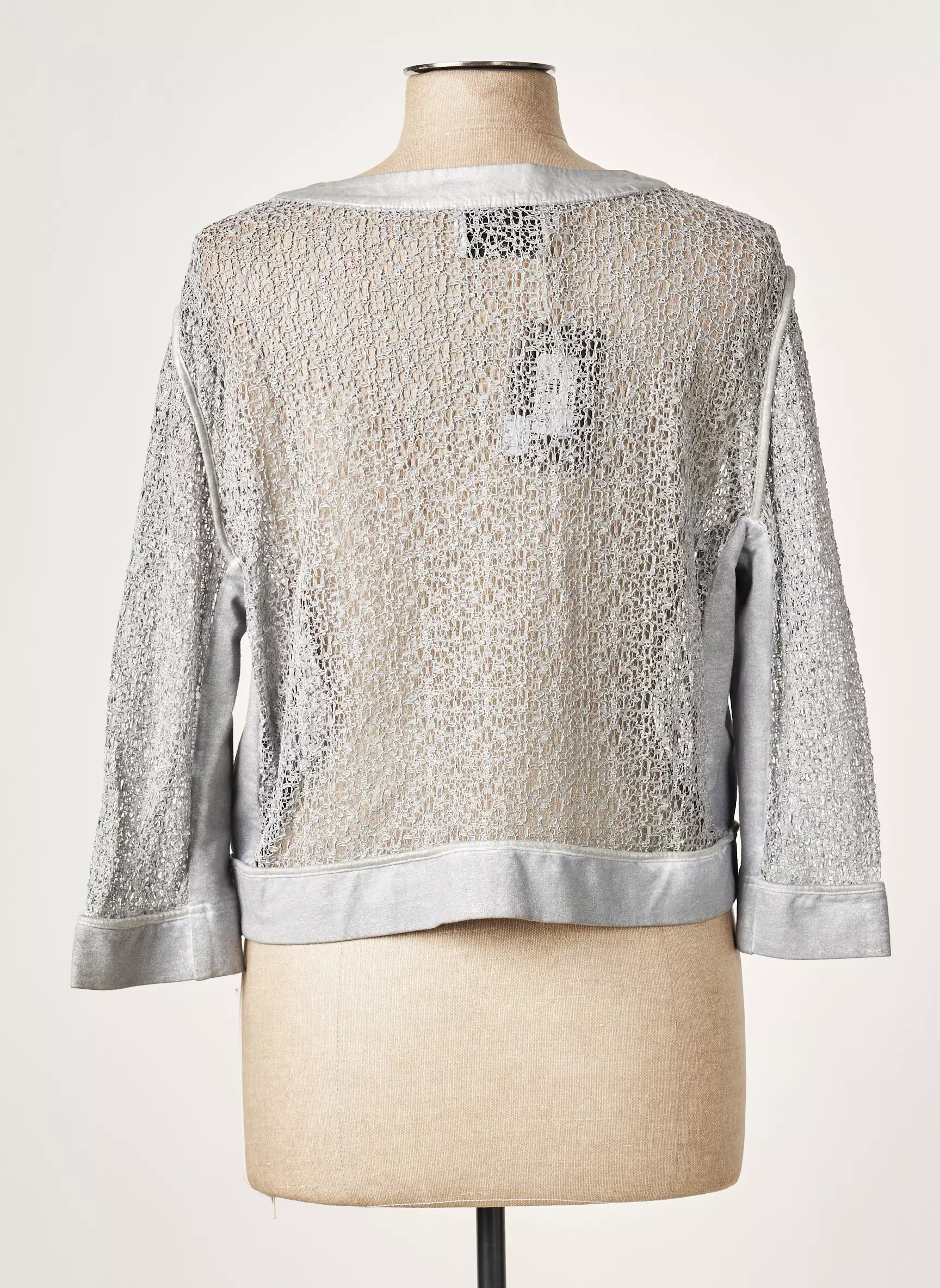 Daniela Dallavalle Vestesimilicuir Femme couleur gris
