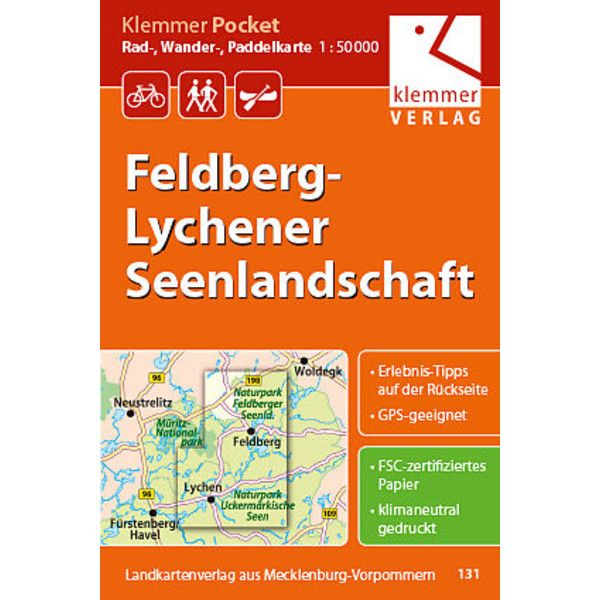 FELDBERG - LYCHENER SEENLANDSCHAFT - Karte