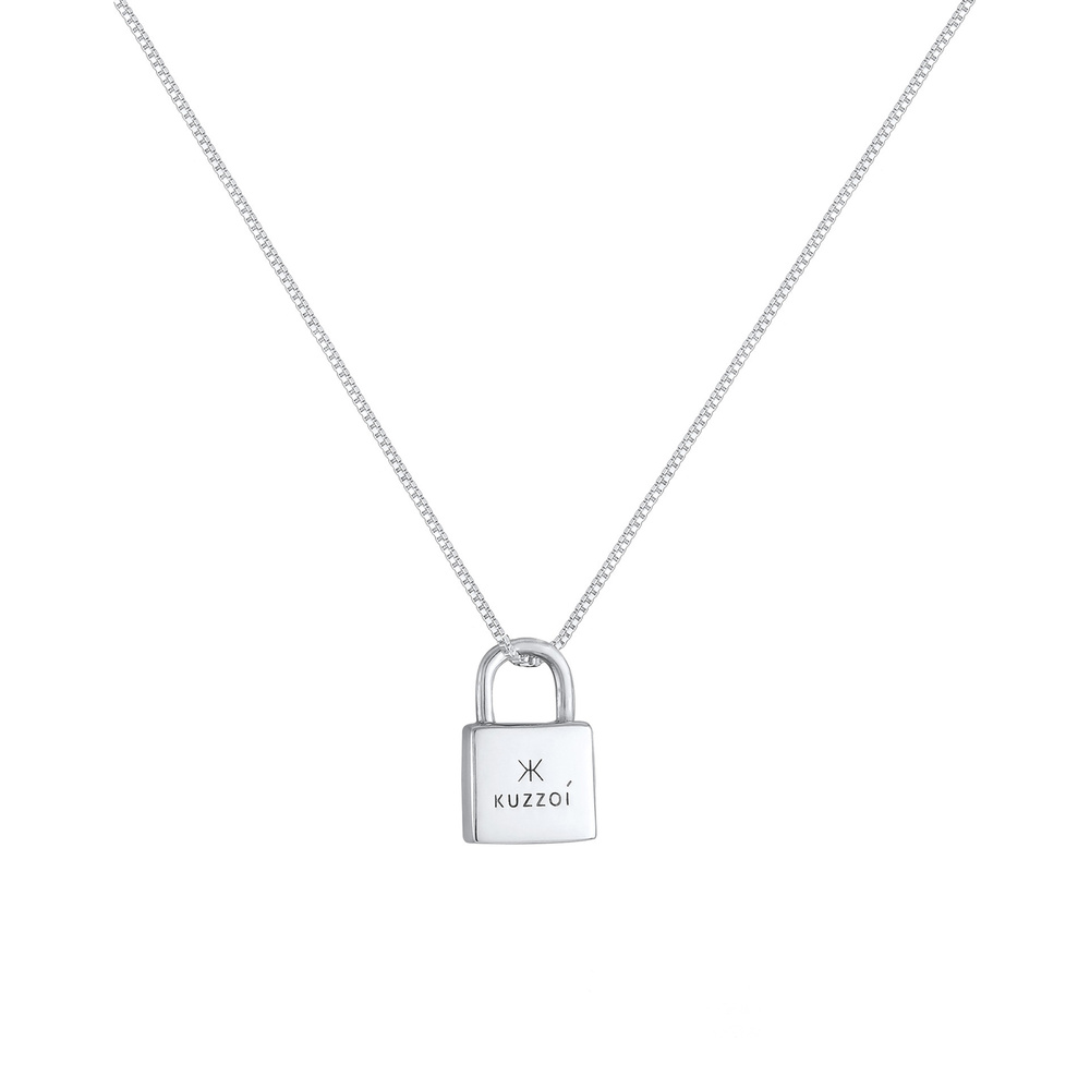 KUZZOI KUZZOI Collier Pendentif pour homme symbole de la tendance blogger en argent ster collier