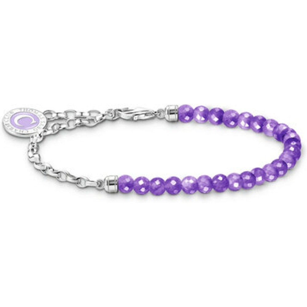 Thomas Sabo Bracelet Argent, Émail violet Bracelet