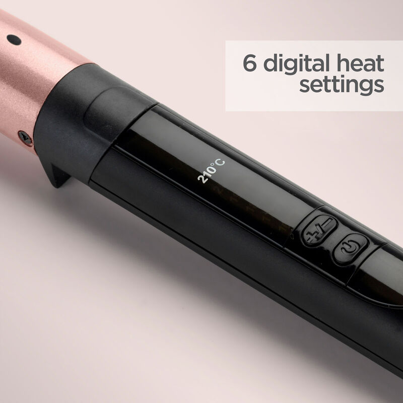 Rose Quartz Conical Curling Wand