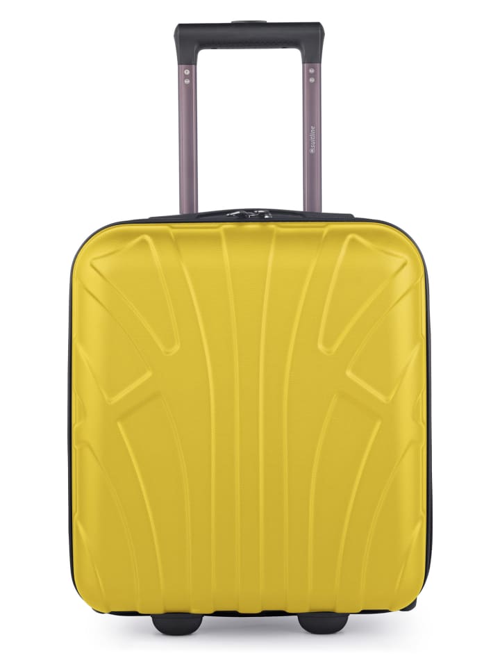 suitline Handgepäck EasyJet Koffer 45x36x20 Freigepäck 30 L in Gelb günstig kaufen S