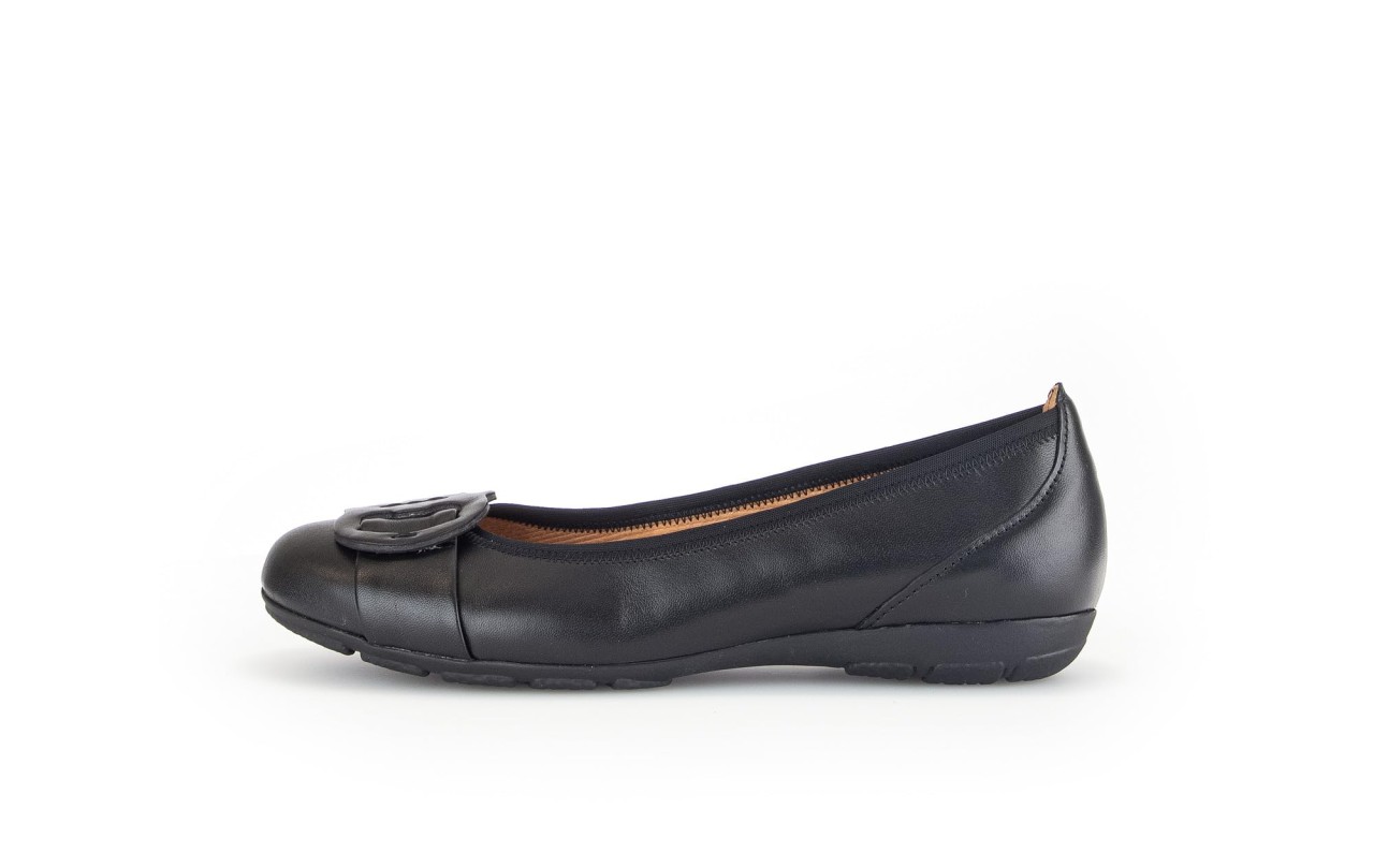 GABOR Ballerinas schwarz Gabor Fashion sportliche Ballerinas 44.1
