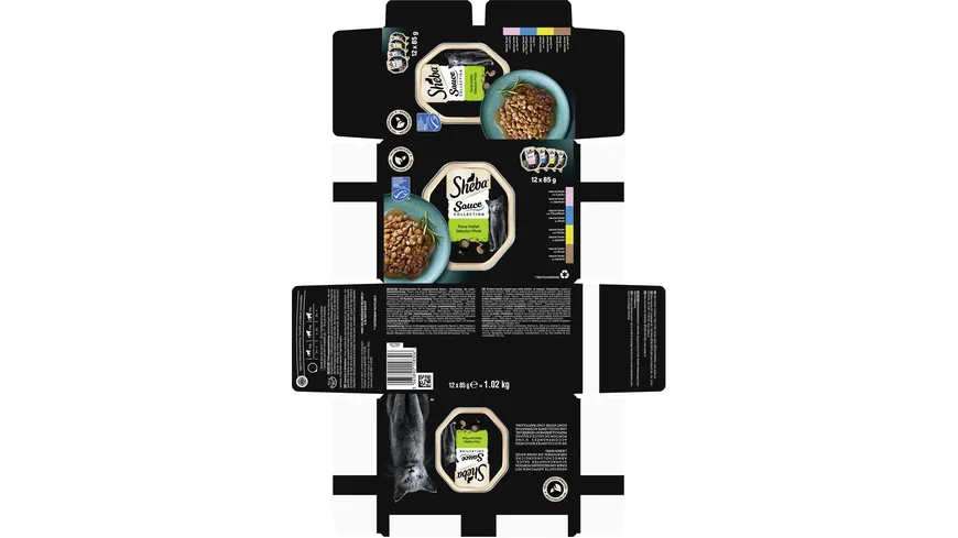 SHEBA® Sauce Lover Feine Vielfalt Schale 1020 g