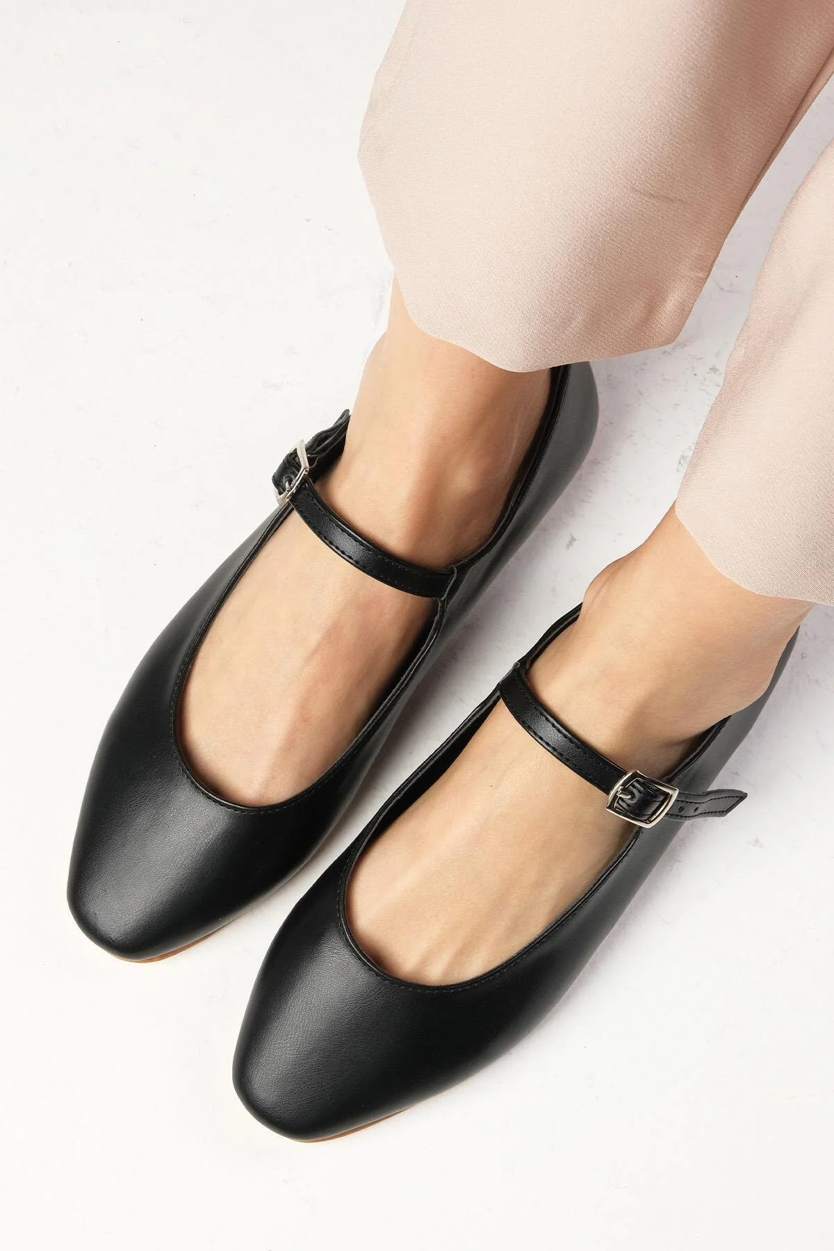 Mio Gusto  Ballerina - Schwarz - Flacher Absatz