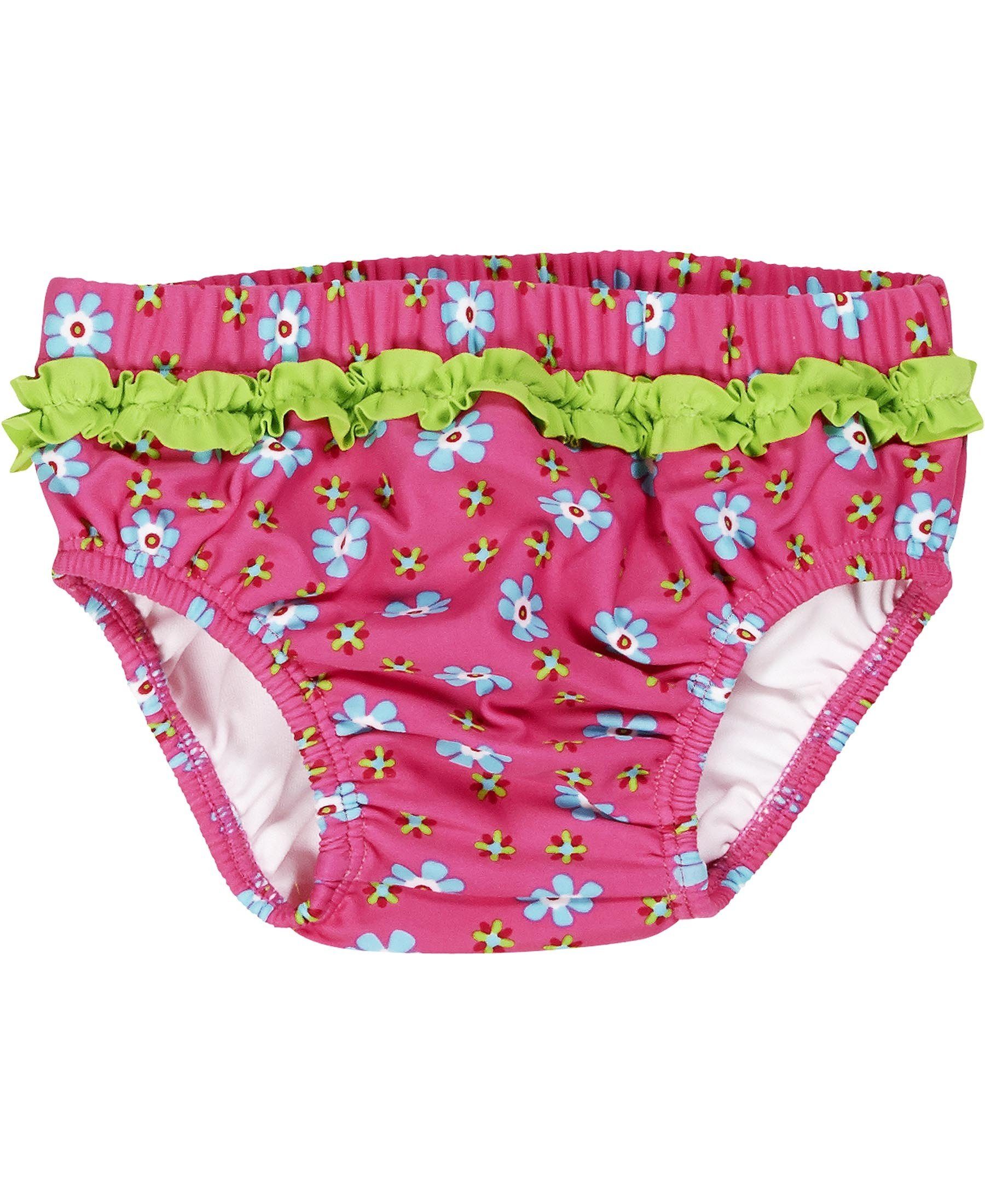 Playshoes Badehose UV-Schutz Windelhose Blumen