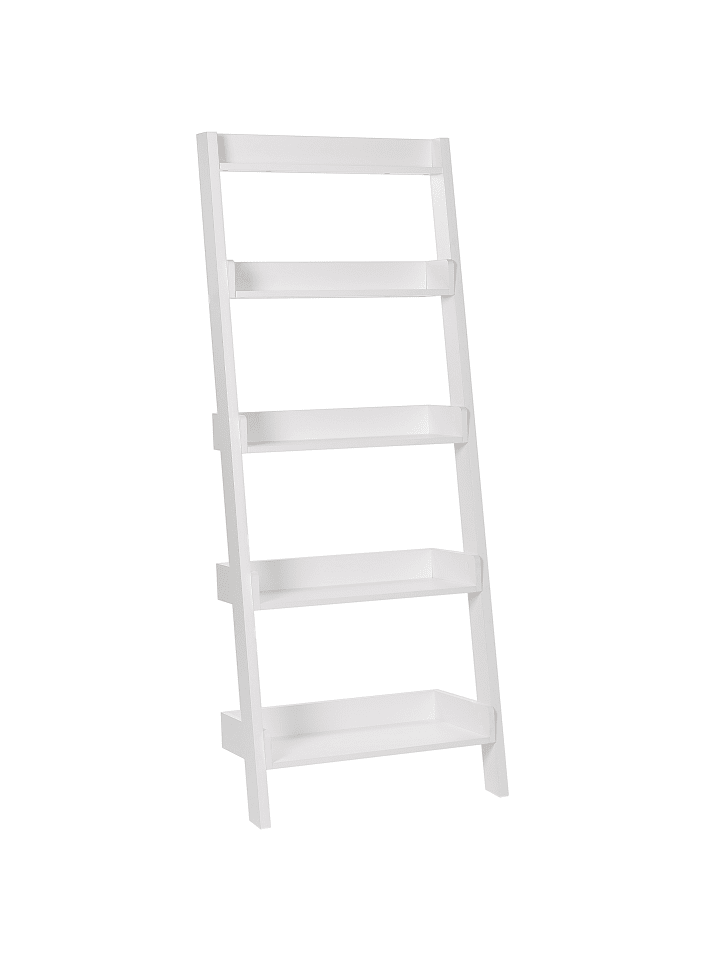 Beliani Bücherregal MOBILE TRIO in Weiß - (W) 64 x (H) 166 x (L) 36 cm günstig kaufen onesize