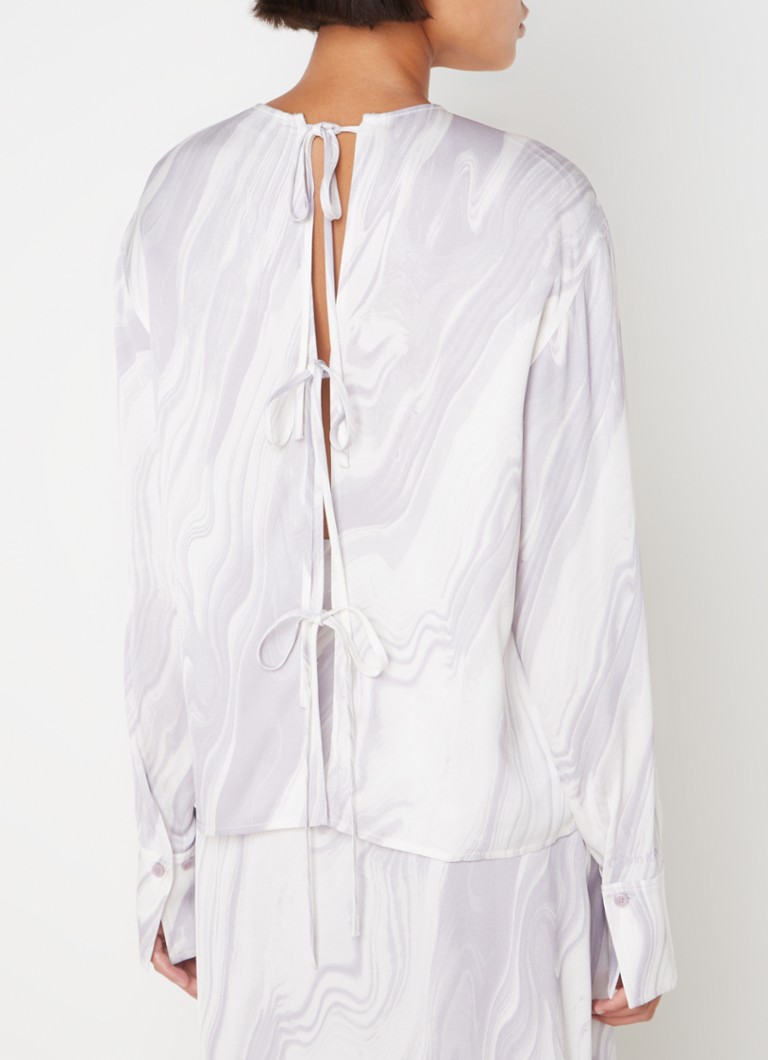 Top oversize stampato senza schienale di Calvin Klein