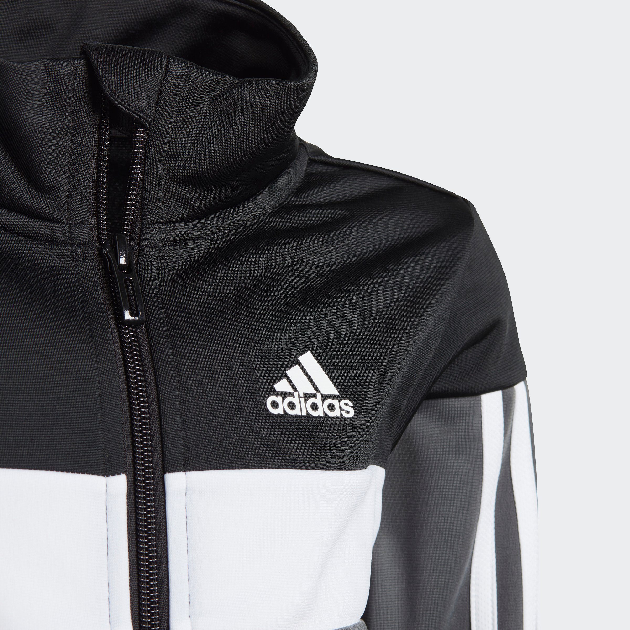 adidas Sportswear Trainingsanzug TIBERIO 3-STREIFEN COLORBLOCK SHINY KIDS (2-tlg)