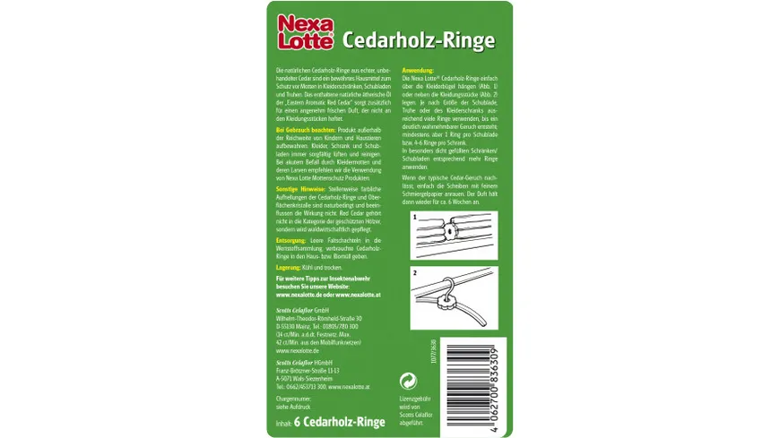 Nexa Lotte Cedarholz-Ringe