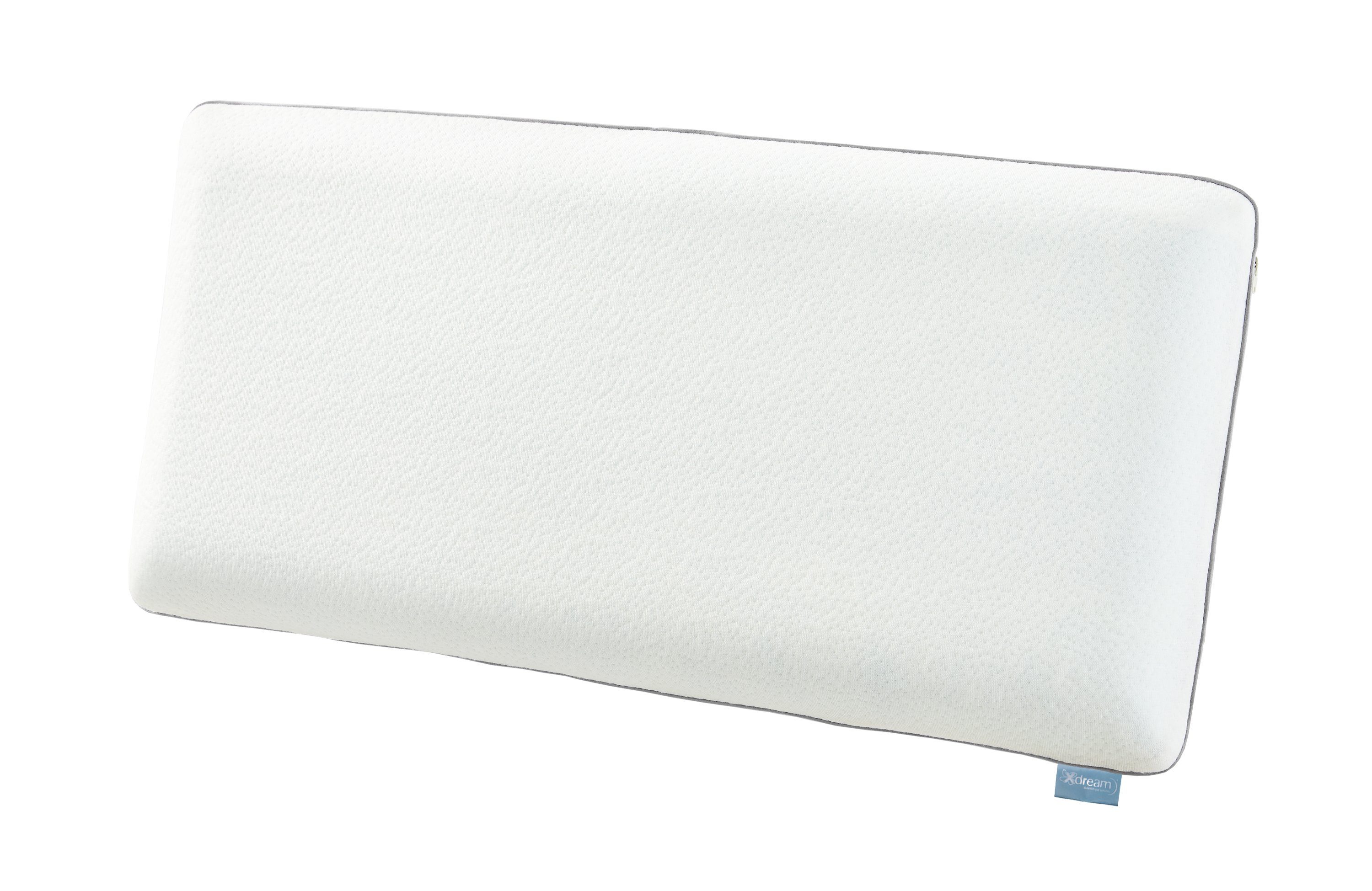 Nackenstützkissen Orthopädisches Kissen mit zwei unterschiedlich festen Liegeseiten, XDREAM, Füllung: Viscoschaum und Gel-Active Softschaum, Seitenschläfer, Rückenschläfer, Bauchschläfer, Ergonomisch geformt, entlastet Kopf-, Nacken- & Schulterbereic