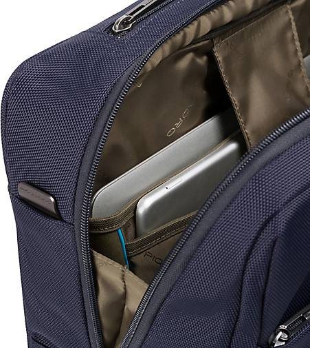 Piquadro Brief 2-Rollen Businesstrolley 40 cm Laptopfach