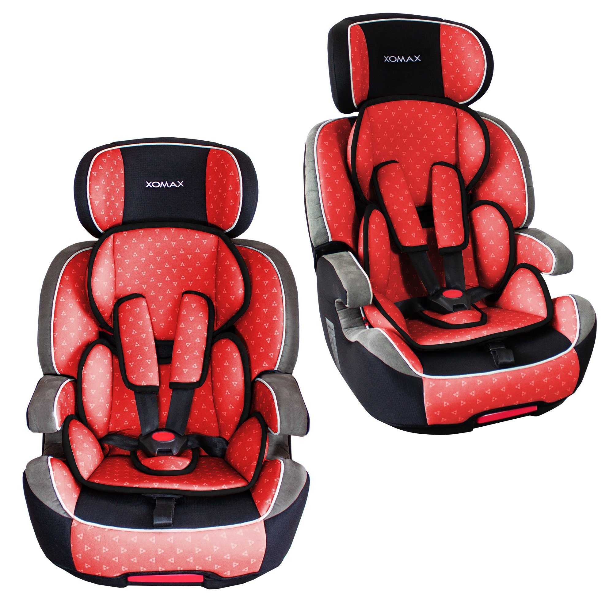 XOMAX Autokindersitz Pia, bis: 12, ab: 9 kg, bis: 36 kg, (Pia), mit 5-Punkt-Gurt und 3-Punkt-Gurt, Isofix Gruppe 1/2/3 ECE R44/04