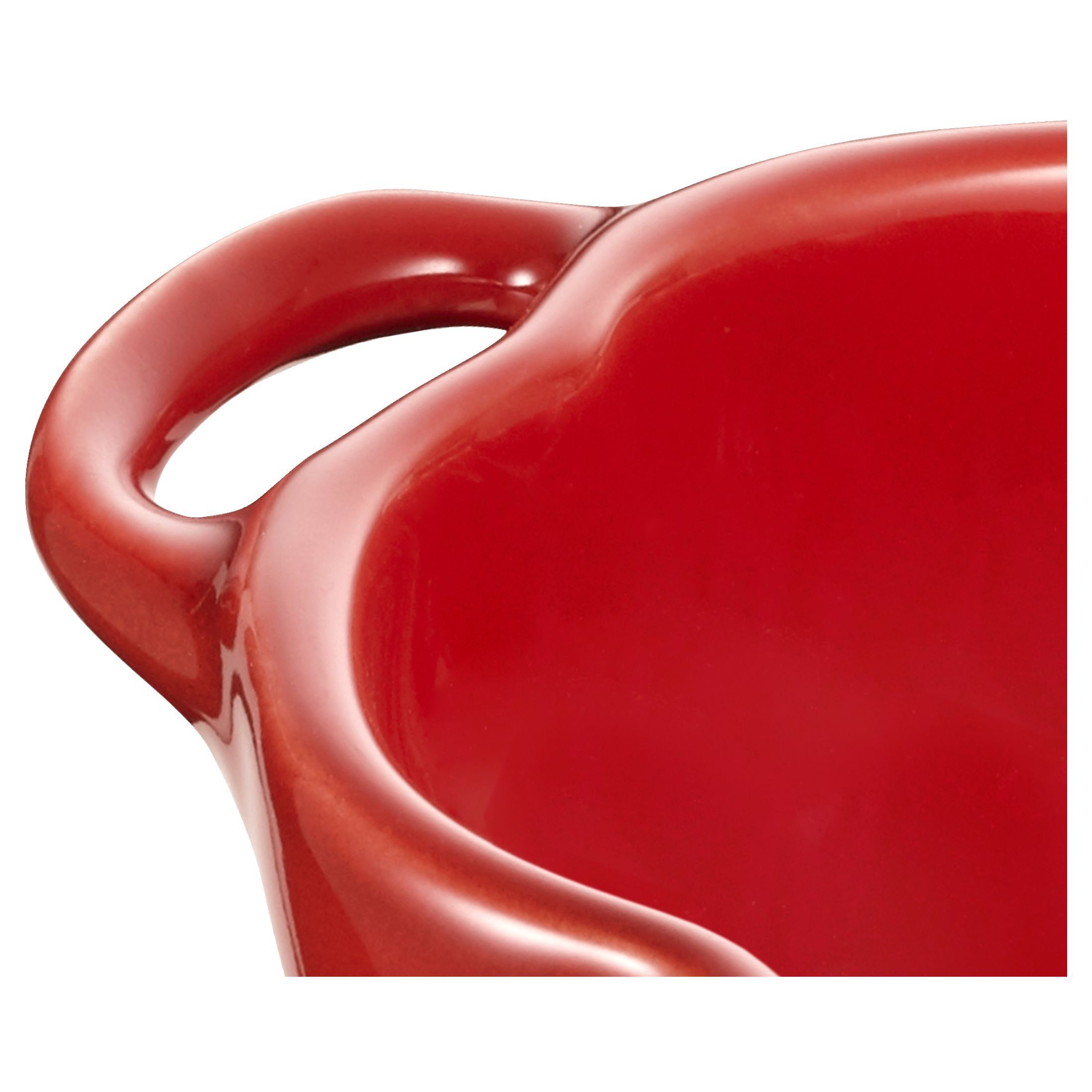 Cocotte 16 cm, Tomate, Kirsch-Rot, Keramik