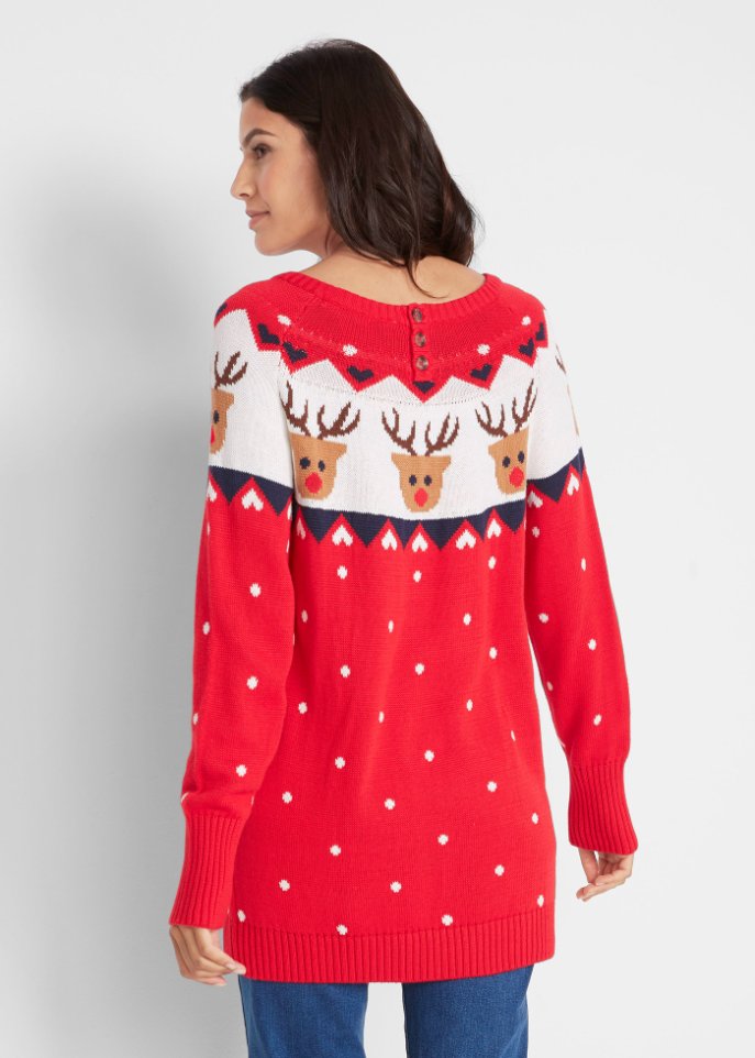 Weihnachtspullover Rentier