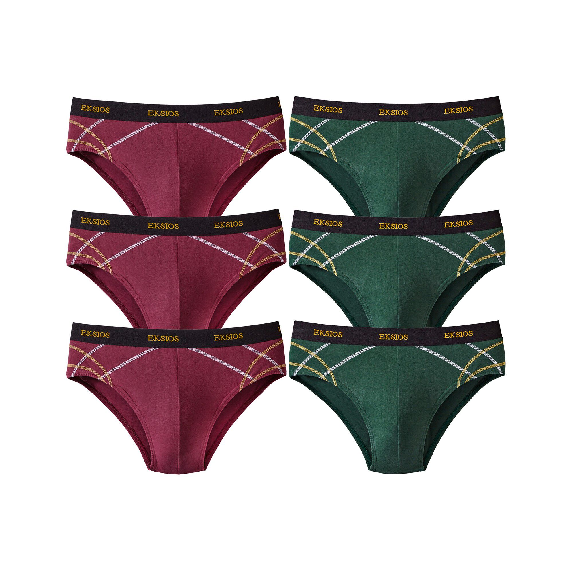 Slip fermé élastiqué surpiqué taille confort