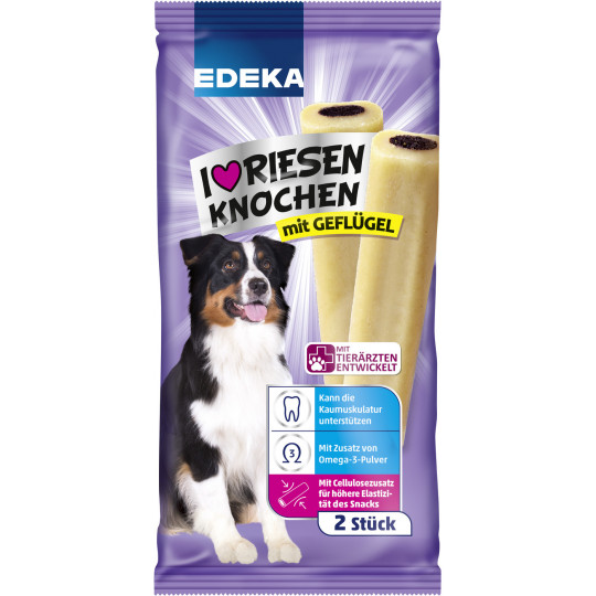 EDEKA I Love Riesenknochen mit Geflügel 200G