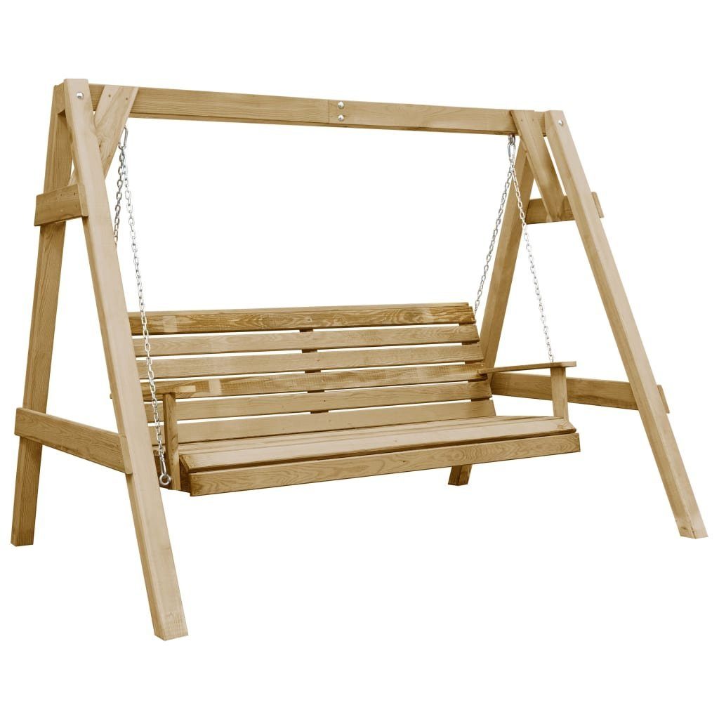 vidaXL Hollywoodschaukel Garten-Schaukelbank Imprägniertes Kiefernholz 205×150×157 cm, 1 tlg.