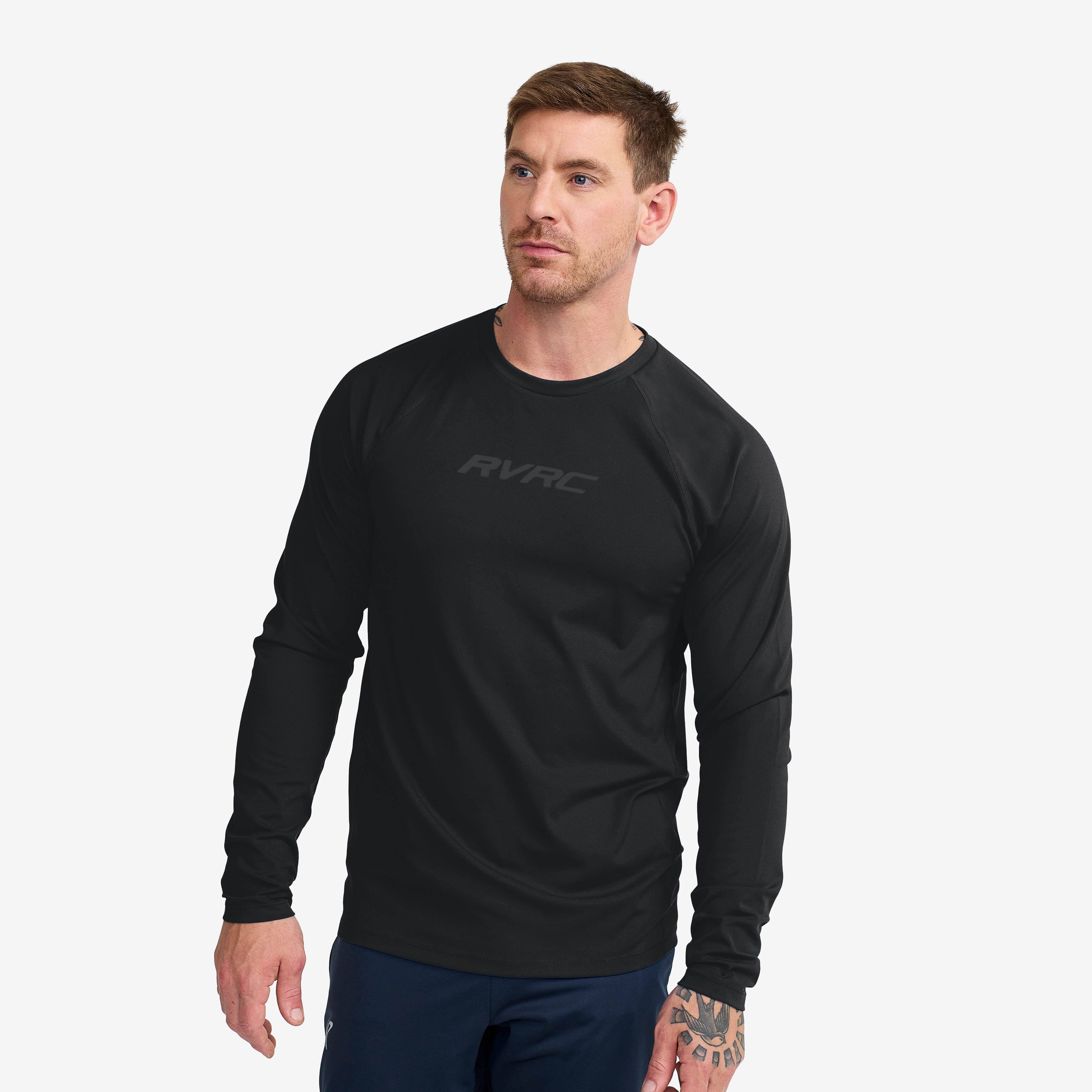 Prep Crew Neck Top Homme Black