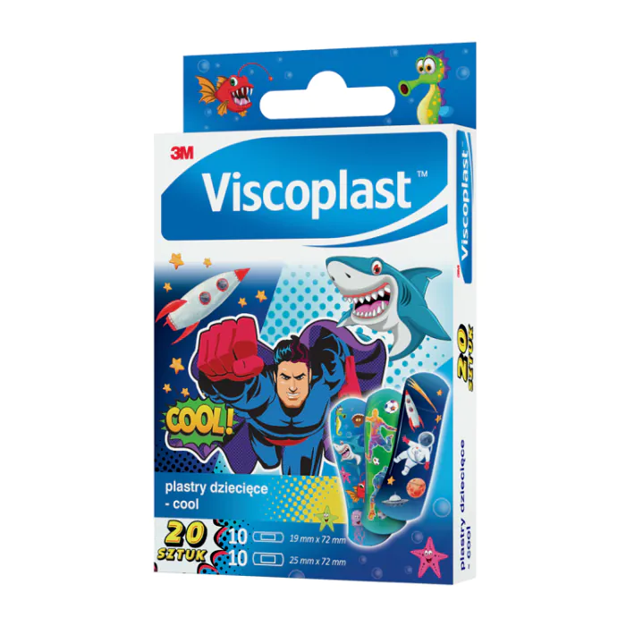 Viscoplast Cool, curativos para crianças