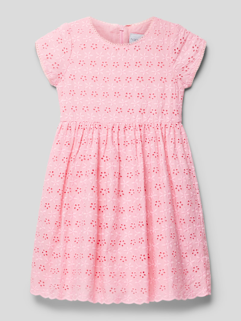 Minikleid mit floralem Muster in hellrosa