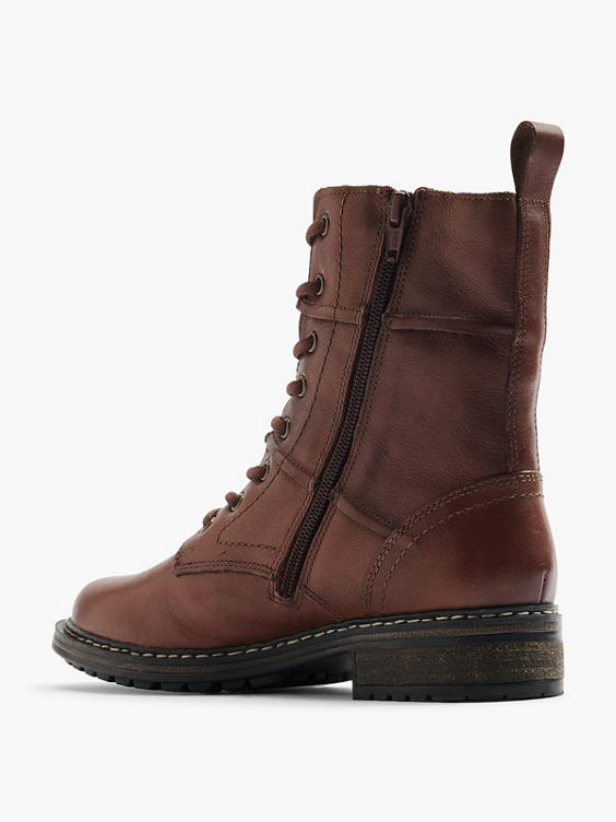 5th Avenue Leder Schnürstiefelette