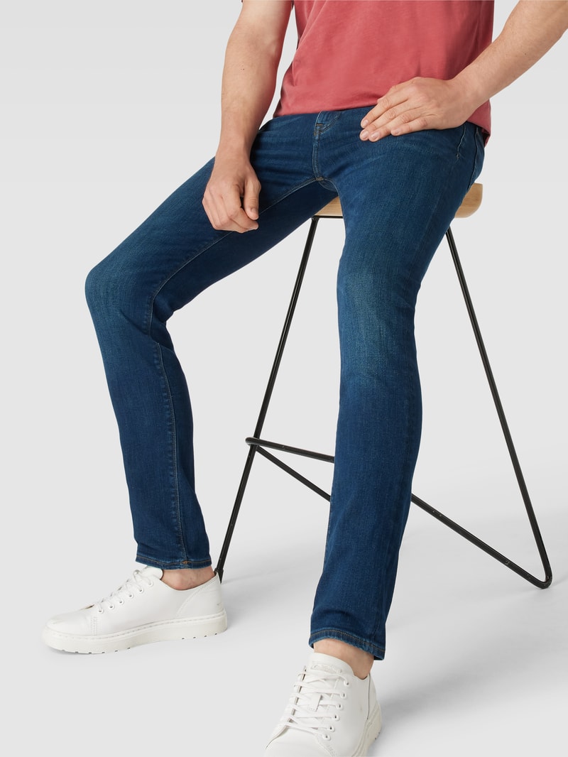 Slim Fit Jeans im 5-Pocket-Design Modell 'BLEECKER' in jeans