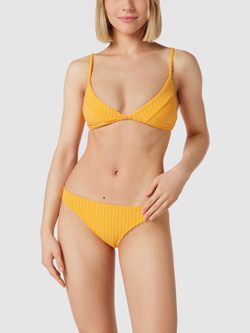 Bikini-Oberteil mit Strukturmuster Modell 'CHARLIE' in orange