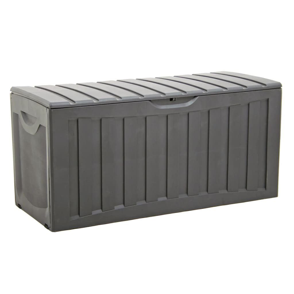 vidaXL Aufbewahrungsbox Truhe Schwarz 118x53x57 cm Polypropylen