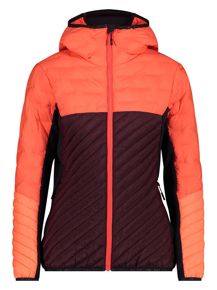 CMP Hybridjacke in Orange/ Bordeaux günstig kaufen