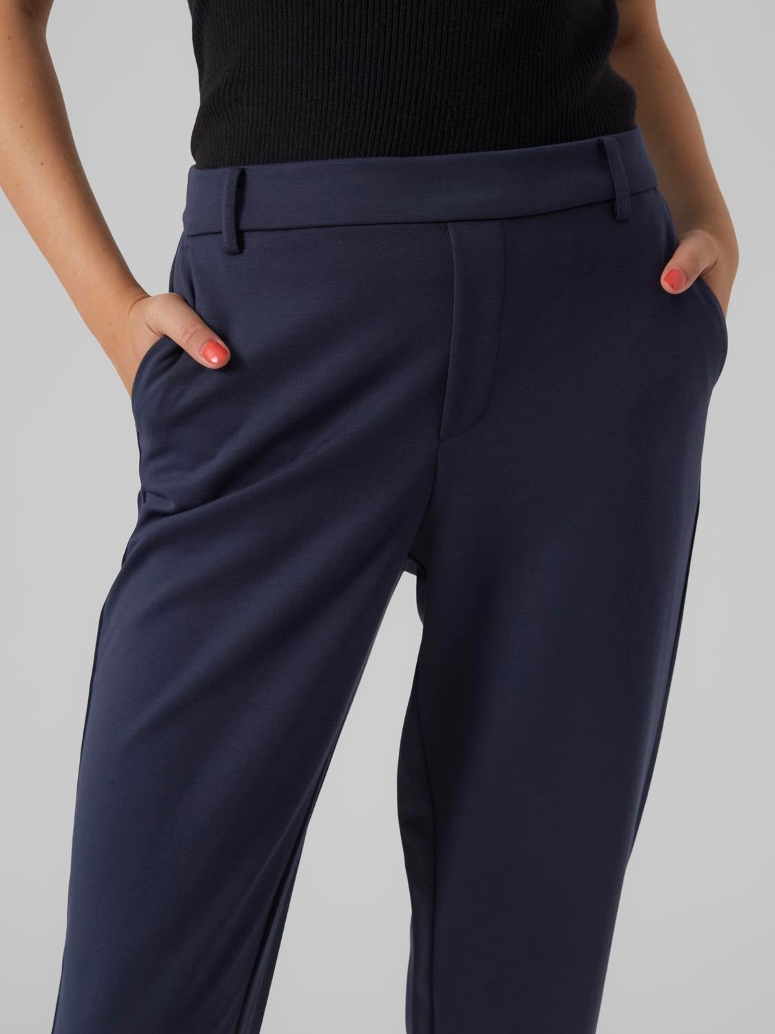 VMLUCCA Mittlere Taille Hose