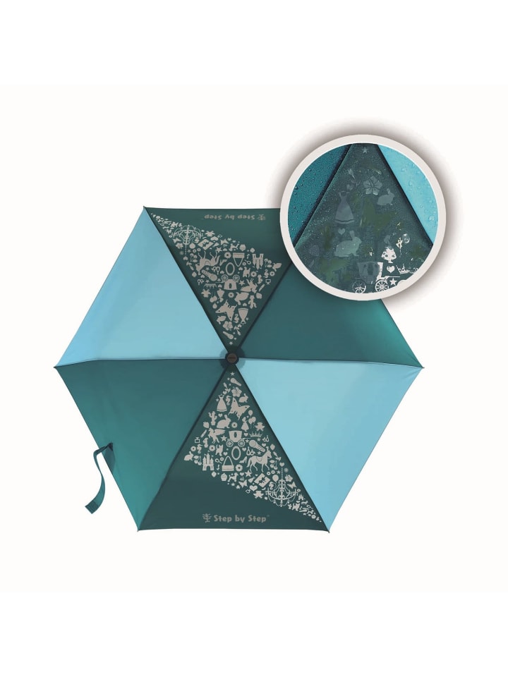 Step by Step Regenschirm Magic Rain EFFECT Petrol in Blau günstig kaufen onesize