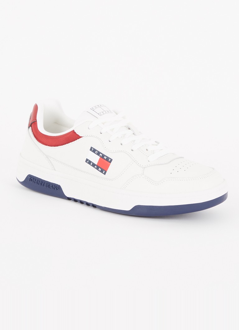 Teniși din piele Tommy Hilfiger cu logo