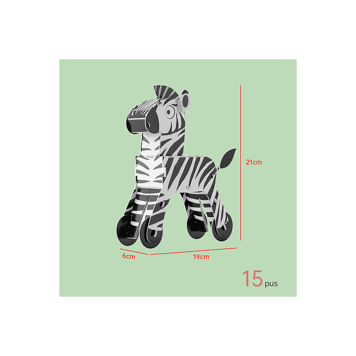 Handgefertigt Tiere Puzzle Modell Spielzeug 3D Puzzle Tiere Kinder Handgefertigt