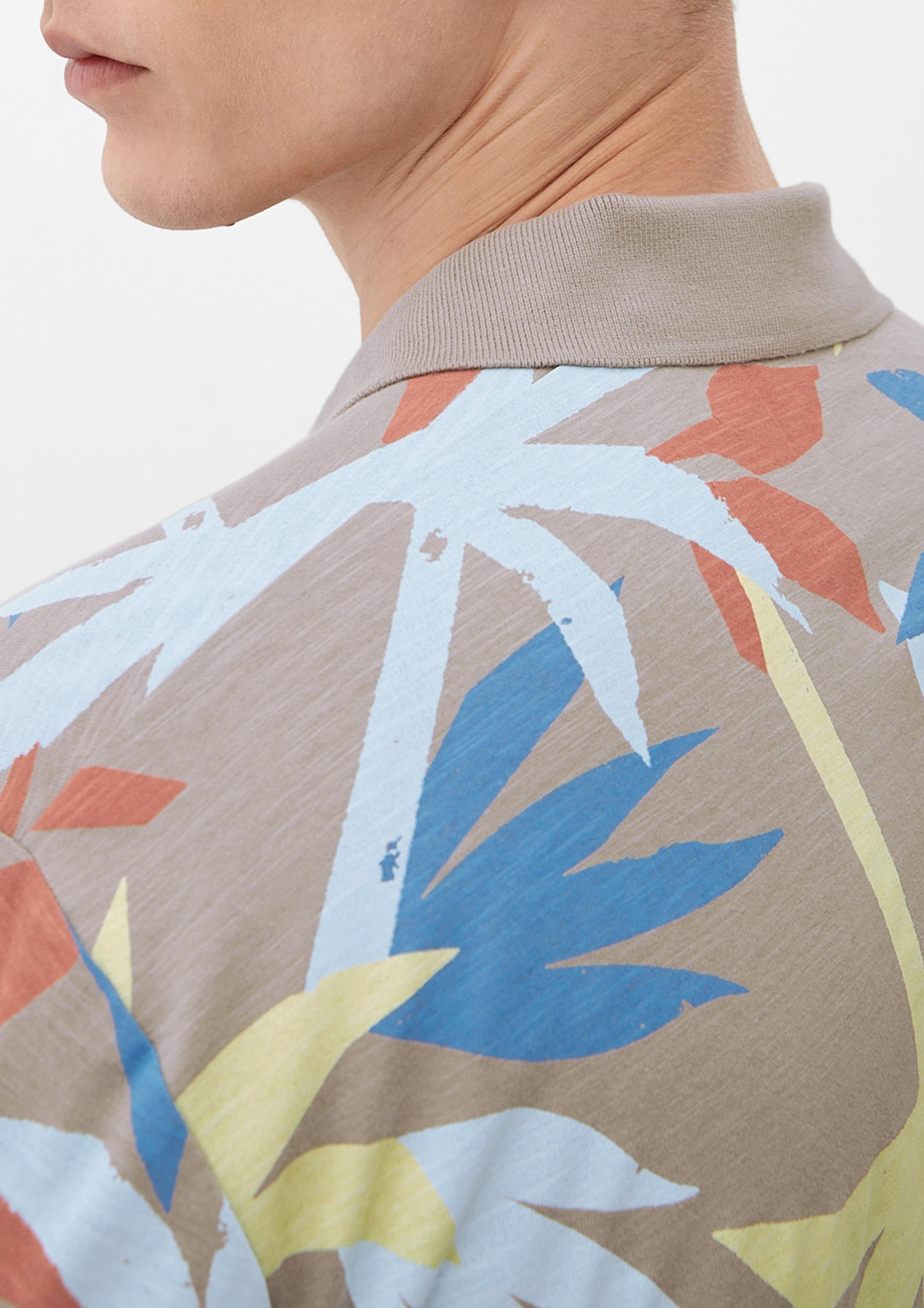 Poloshirt mit Allover-Print  2131471-81A2
