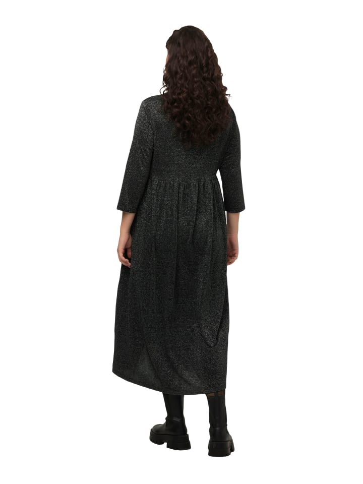 Ulla Popken Jerseykleid in schwarz günstig kaufen