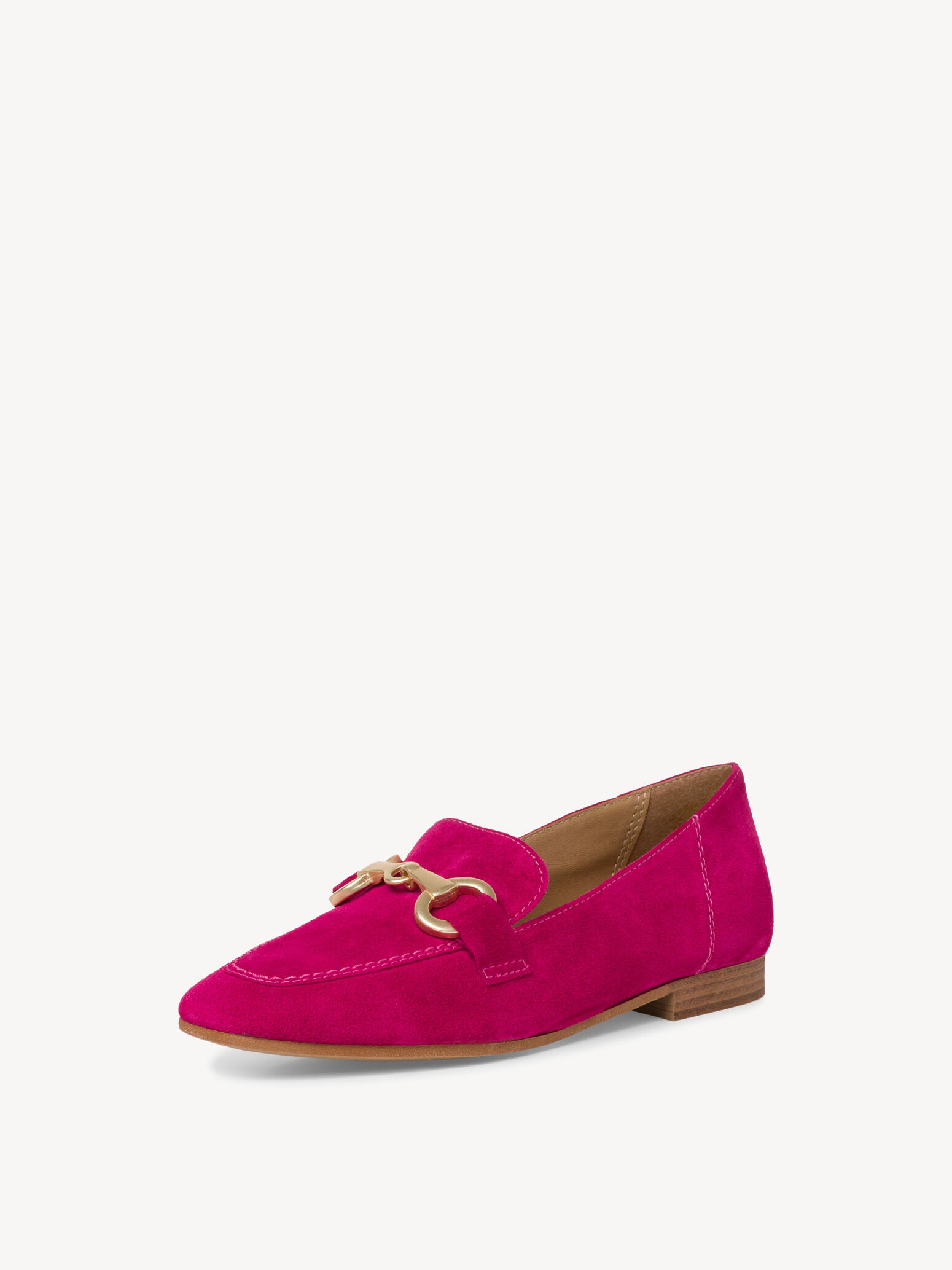 Slipper en cuir - rose fuchsia