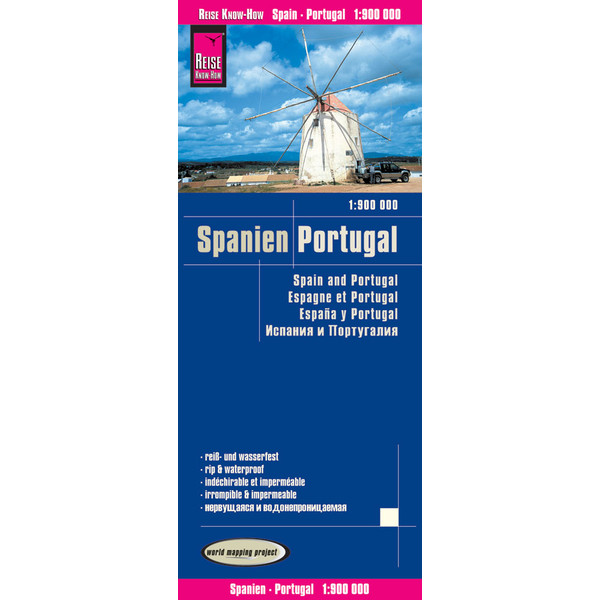 RKH WMP SPANIEN, PORTUGAL 1:900.000 - Straßenkarte