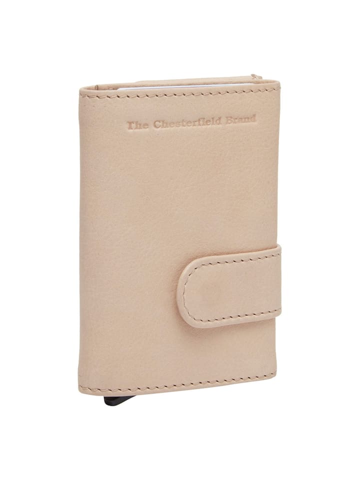 The Chesterfield Brand Iriona Geldbörse RFID Schutz Leder 7.5 cm in beige günstig kaufen onesize