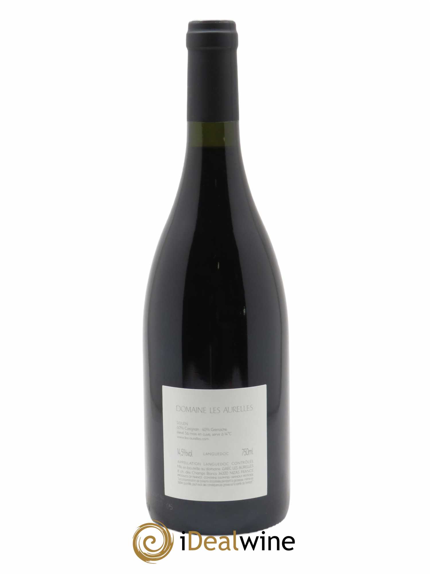 Pézenas Languedoc Solen Domaine les Aurelles - Basile et Caroline Saint-Germain  2016 - Lot de 1 Bouteille