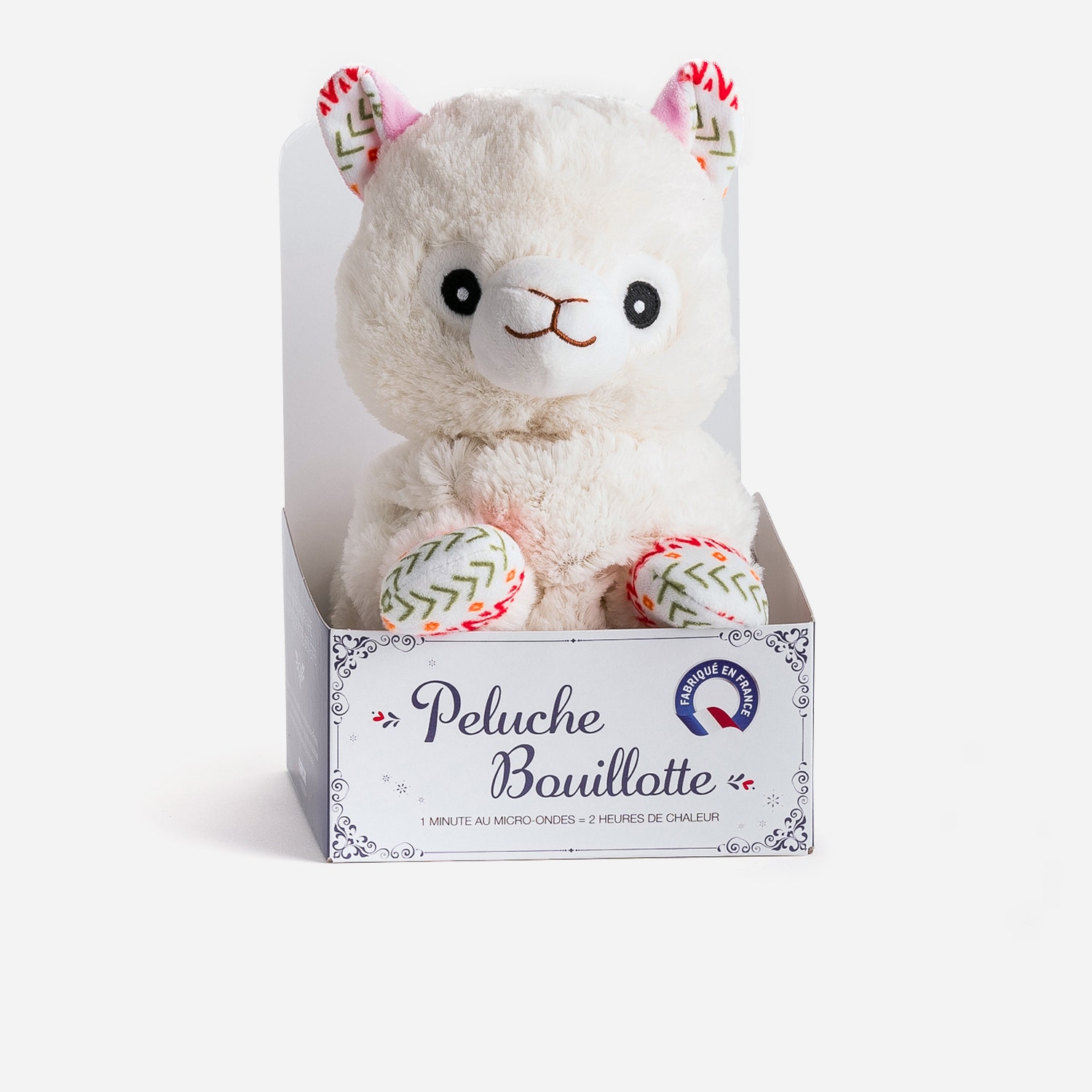 Peluche-bouillotte lama