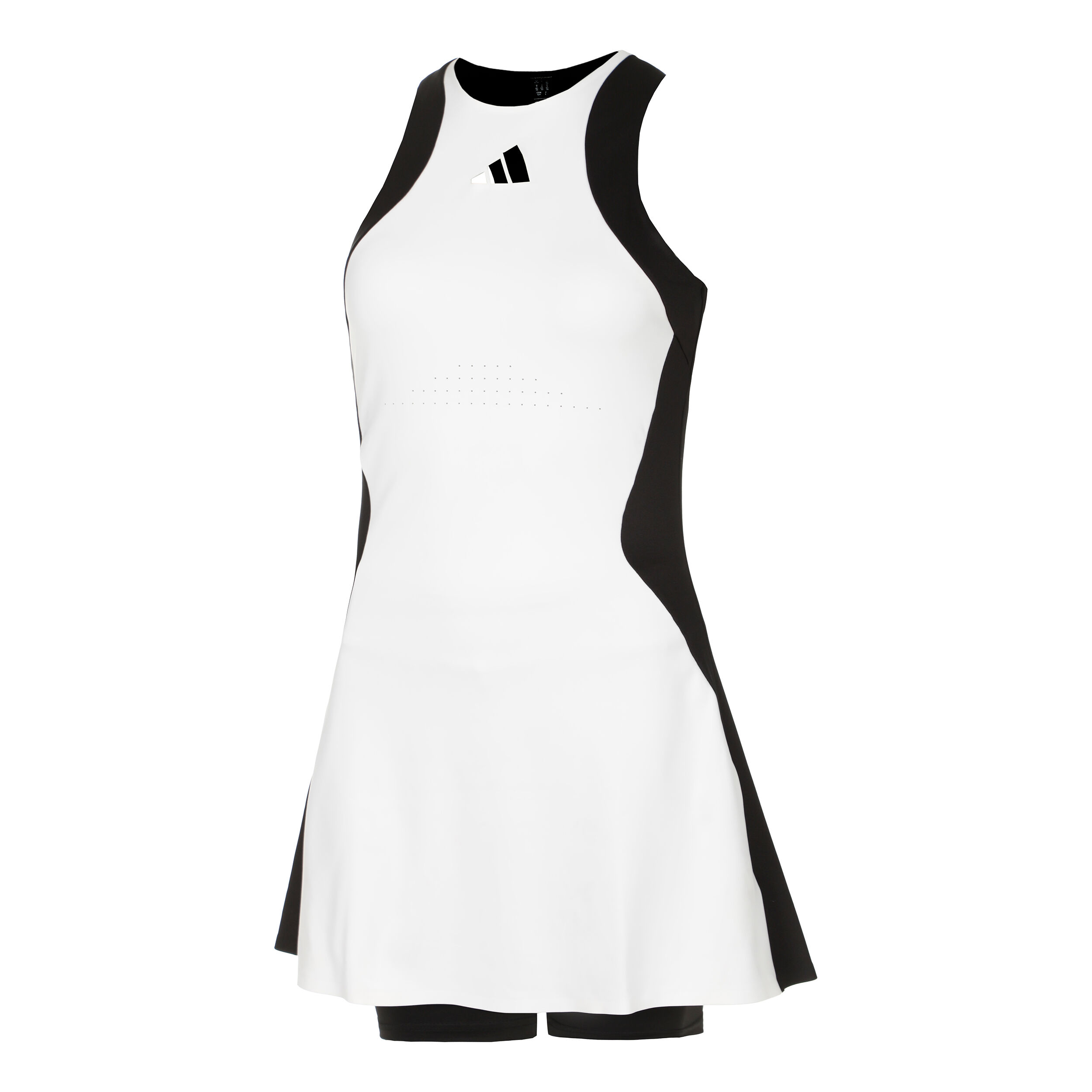 Premium Kleid Damen - Weiß, Schwarz