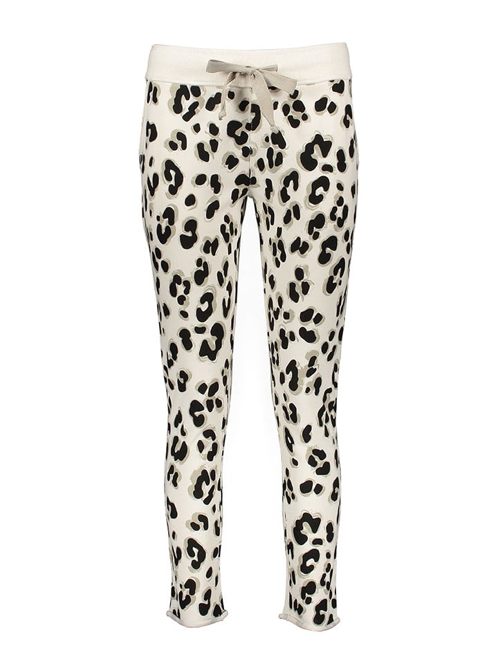 Juvia Sweathose in Creme/ Schwarz günstig kaufen
