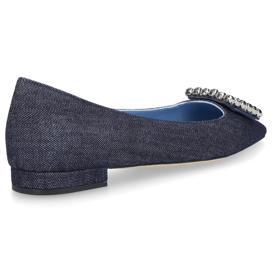 Roberto Festa - Ballerinas DIAMOND Denim - blau