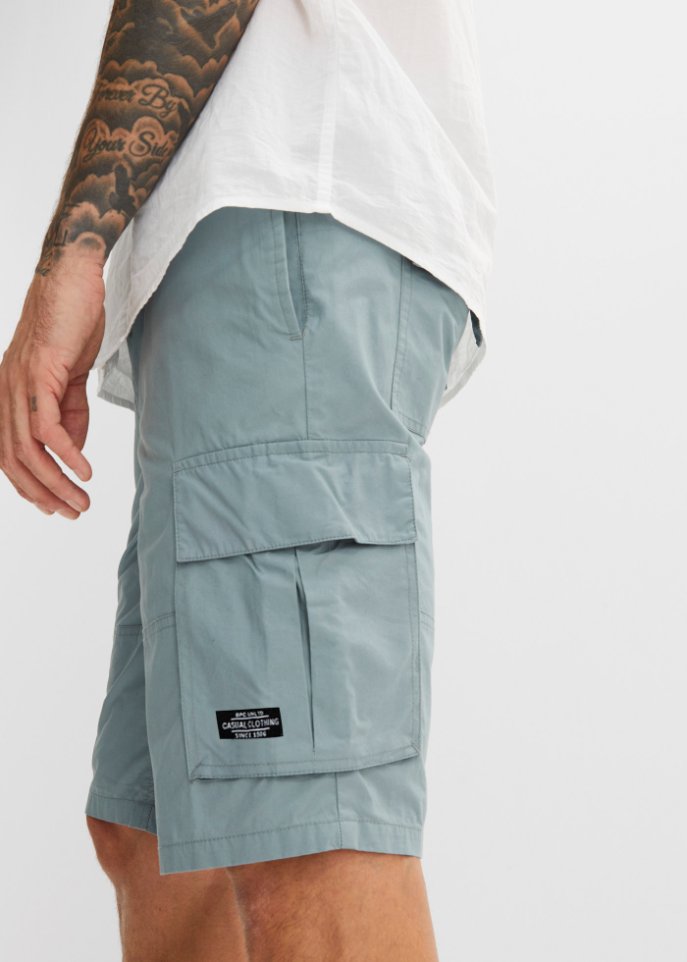 Schlupf-Cargo-Bermuda m. Komfortschnitt, Regular Fit