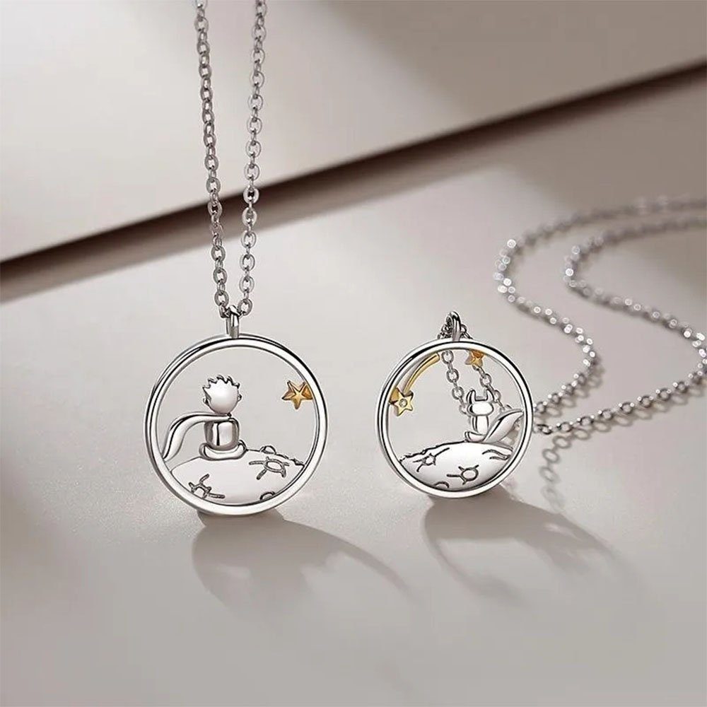 LENBEST Anhänger Fashion Little Prince und Little Fox Anhänger (2 Stück), 2-tlg.