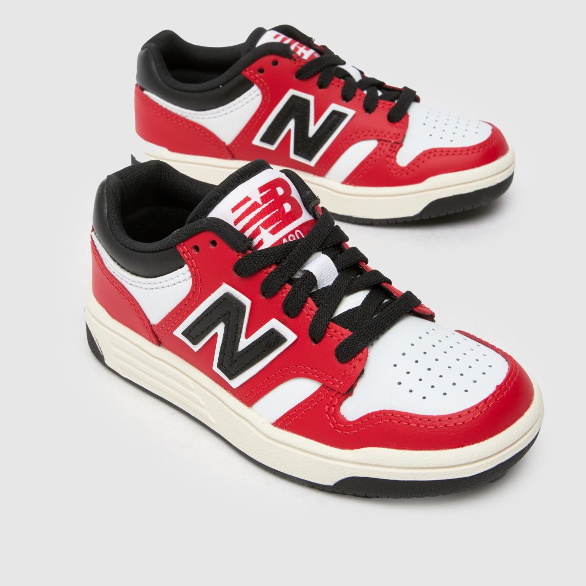 New Balance röda 480 Junior-sneakers för pojkar