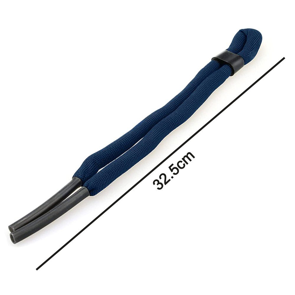 Devenirriche Brillenband 3PCS Schwimmfähiges Brillenband–Sportbrillenbänder Wassersport Blau