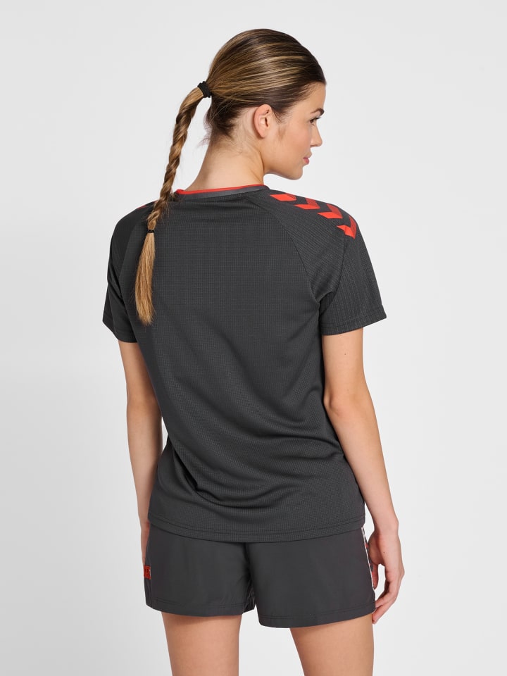 Hummel Hummel T-Shirt Raglanärmel Hmlpro Multisport Damen in FORGED IRON/QUIET SHADE günstig kaufen