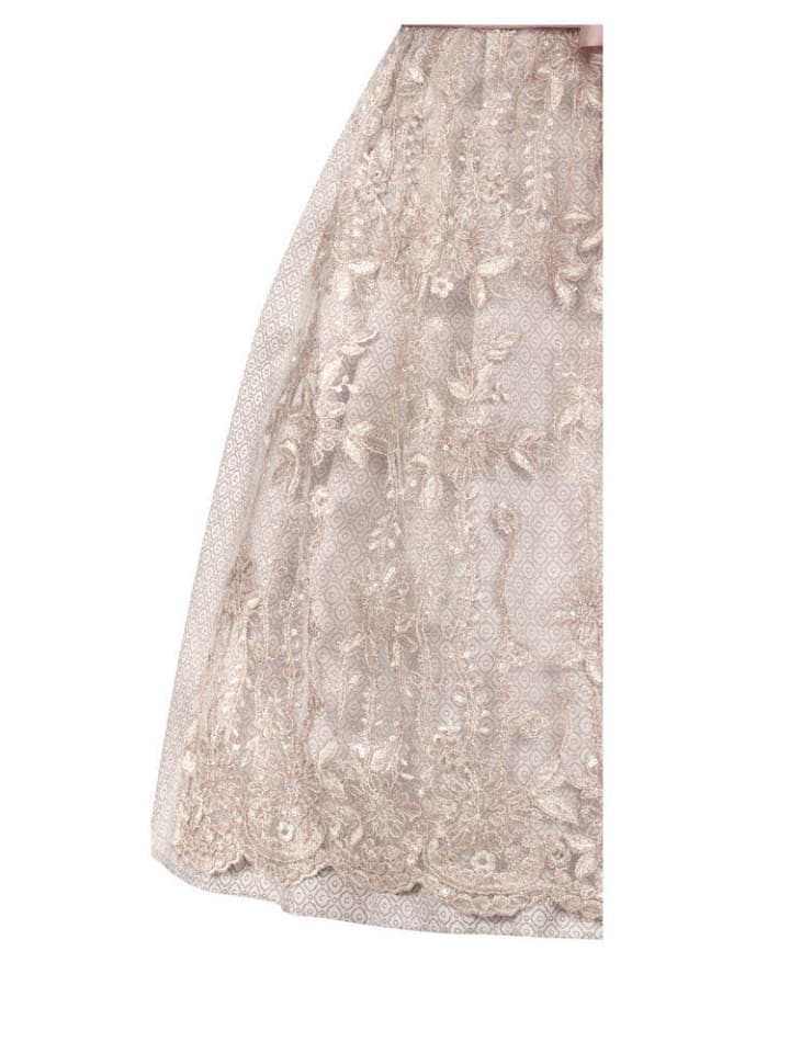 Nübler Mini-Dirndl Tessa in Taupe günstig kaufen